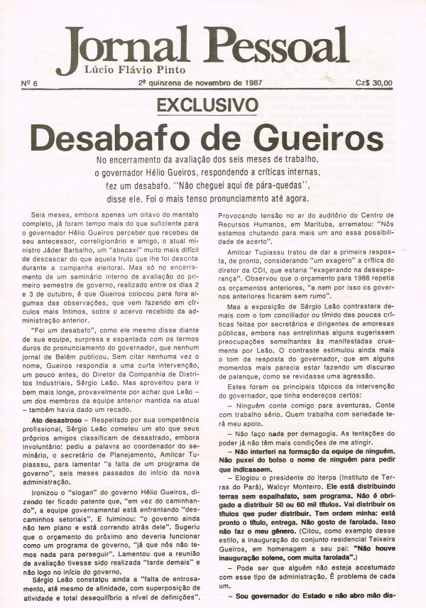 Jornal Pessoal 